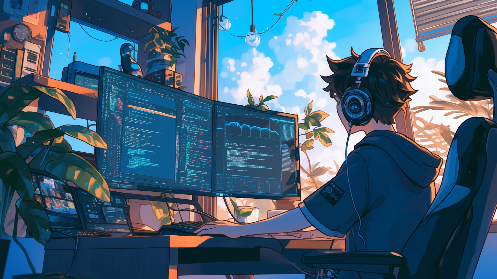 Developer at work